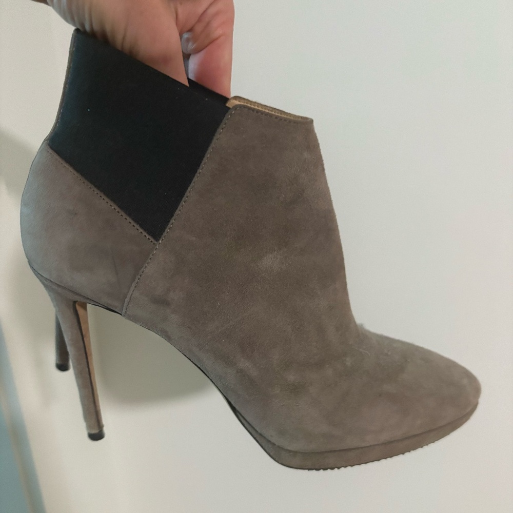 Jimmy Choo Talula Suede Ankle Boots - Size 38